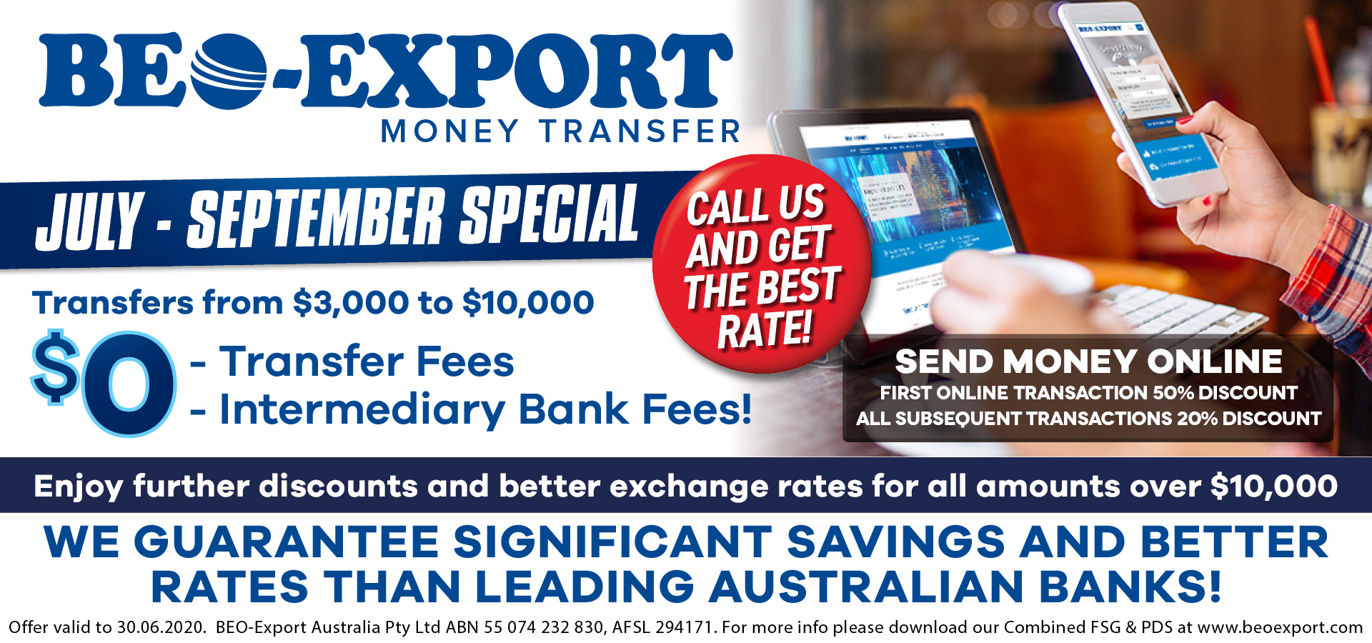 Money Transfers from $3,000 to $10,000